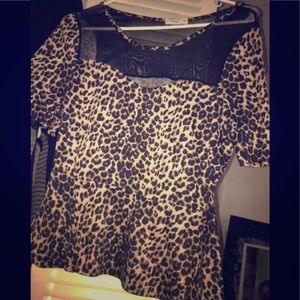 Cheetah blouse